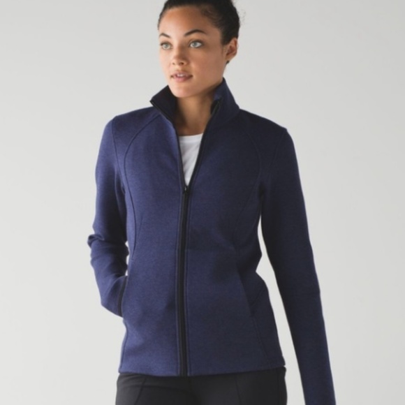 lululemon athletica Jackets & Blazers - Lululemon Insculpt Jacket weathered Deep Indigo 4